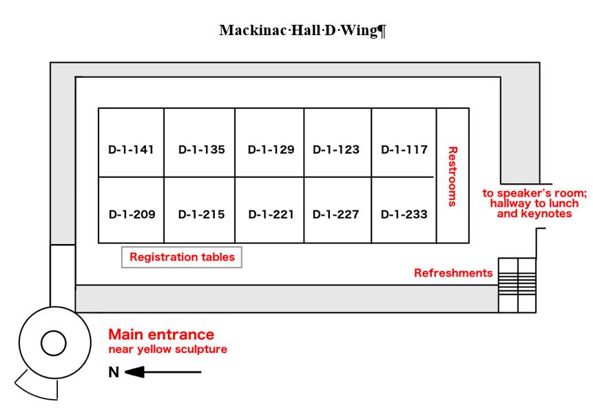 Math In Action D wing Mackinac Hall